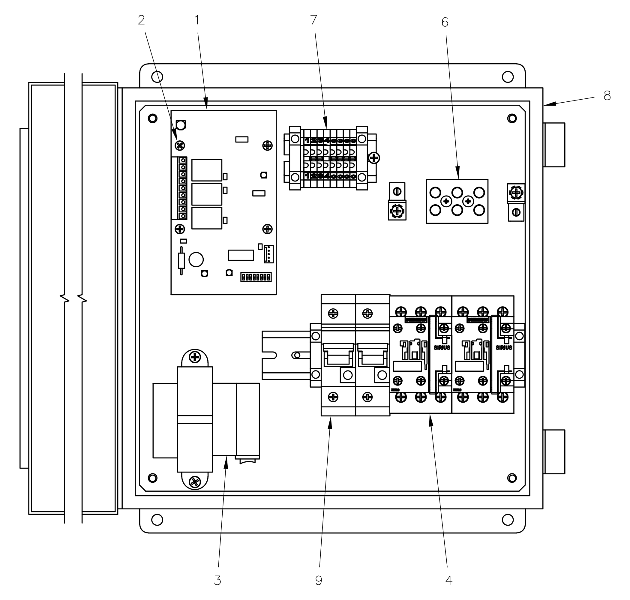 Subpanel with LW Series Controller