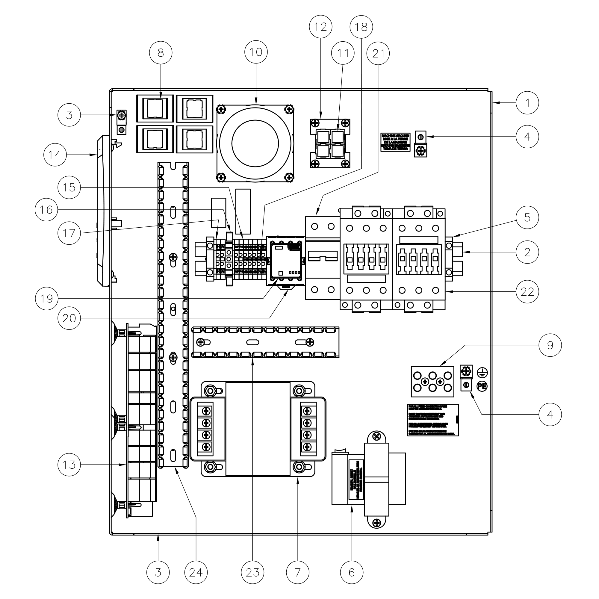 Subpanel with SDU